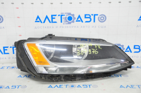Headlight front right VW Jetta 11-16 USA naked, halogen