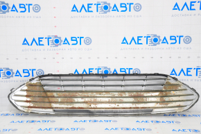 Front bumper grille upper Ford C-max MK2 13-16 usa prerest, dented, chrome defect, broken fasteners