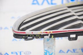Front bumper grille upper Ford C-max MK2 13-16 usa prerest, dented, chrome defect, broken fasteners