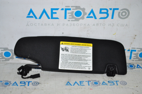 Left visor Ford Mustang mk6 15- coupe black, folded