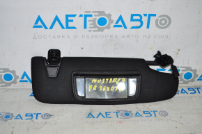 Right visor Ford Mustang mk6 15- coupe black, creased, scratch