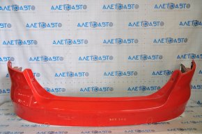 Rear bumper bare Ford Focus mk3 15-18 rest 4d red, small bumps