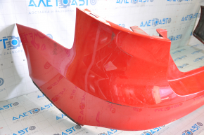Rear bumper bare Ford Focus mk3 15-18 rest 4d red, small bumps