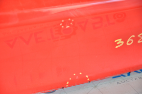 Rear bumper bare Ford Focus mk3 15-18 rest 4d red, small bumps