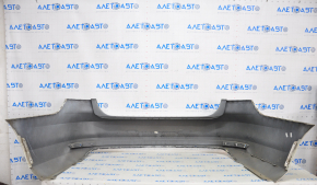 Bare rear bumper VW Jetta 15-18 USA white, dents, scratches, crack, breakage of the mount