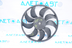Cooling fan impeller right Nissan Leaf 11-17 9 blades, crack