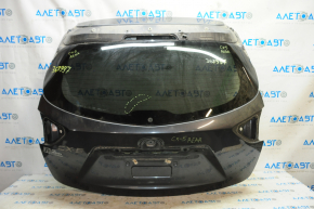 Naked trunk door with glass Mazda CX-5 13-16 graphite 42A, bumps, scratches on glass