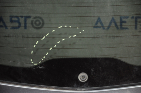 Naked trunk door with glass Mazda CX-5 13-16 graphite 42A, bumps, scratches on glass