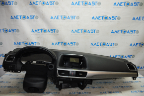 Torpedo front panel with AIRBAG Mazda CX-5 13-16 poke, chrome