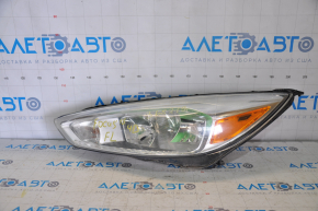 Headlight front left bare Ford Focus mk3 15-18 rest halogen light web, crack