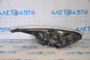 Headlight front left bare Ford Focus mk3 15-18 rest halogen light web, crack