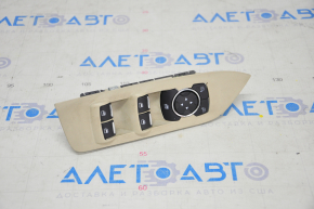 Front Left Window Regulator Lincoln MKZ 13-20 Non-Auto Folding with Beige Trim