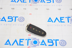Ford C-max MK2 13-18 5-button key, chrome finish