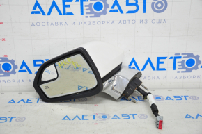 Side mirror left Lincoln MKZ 13-16 13 pins, turn signal, heated, auto-dimming, white