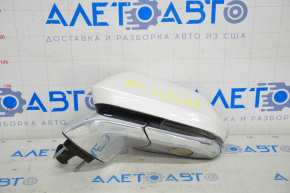 Side mirror left Lincoln MKZ 13-16 13 pins, turn signal, heated, auto-dimming, white