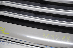 Radiator grill left Lincoln MKX 16-18 chrome, butt on chrome