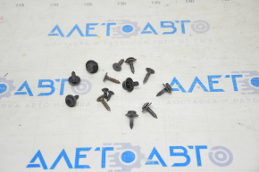 Acura ILX 13 rear bumper hardware - incomplete, 14 pcs.