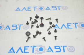 Acura ILX 13 Front Bumper Hardware - Incomplete, 24 pcs.