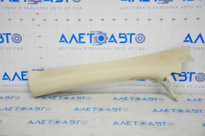 Upper left front pillar trim Lincoln MKZ 13-15 beige, fabric swelled, chemically treated
