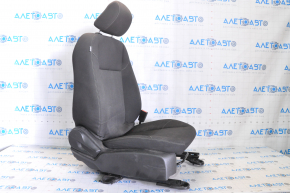 Passenger seat Ford Focus mk3 15-18 rest, without airbag, mechanical, cloth black