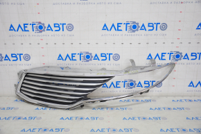 Radiator grill left Lincoln MKZ 13-16 chrome, cracks on chrome