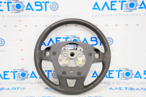 Steering wheel bare Lincoln MKX 16 - leather, brown, without heating, pressed
