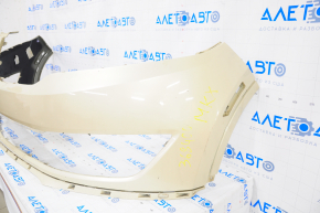 Front bumper bare Lincoln MKX 16-18 beige, broken mount