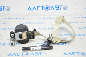 Driver's seat belt Lincoln MKZ 13-16 beige, with tensioner, for dry cleaning
