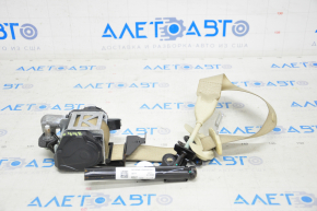 Driver's seat belt Lincoln MKZ 13-16 beige, with tensioner, for dry cleaning