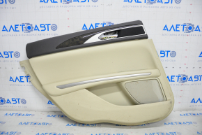 Door trim card rear left Lincoln MKZ 13-15 beige, for dry cleaning
