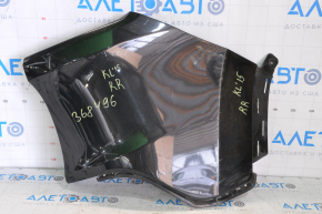 Bumper rear bare right fang Jeep Cherokee KL 14-18 black