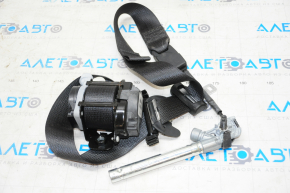 Passenger seat belt Jeep Cherokee KL 14-23 black, with tensioner