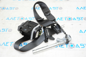 Passenger seat belt Jeep Cherokee KL 14-23 black, with tensioner