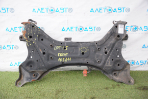 The front subframe of the Kia Optima 11-16 is dented.