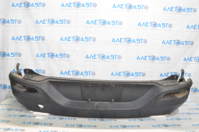 Rear bumper bare Jeep Cherokee KL 14-14 structure, torn, scratches, torn fasteners