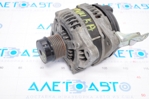 The Lexus ES350 07-09 alternator has a broken connector and the overrunning clutch is jammed.