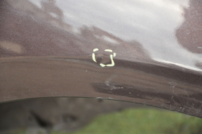 Quarter wing rear left Chevrolet Malibu 13-15 burgundy, pokes