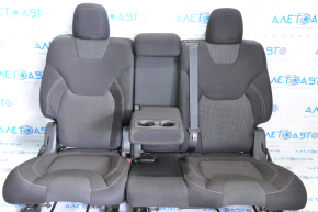 Rear row of seats 2 row Jeep Cherokee KL 14-15 cloth black