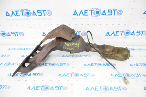 Exhaust manifold with catalytic converter Ford C-max MK2 13-18 Energi, rusty, part missing, with lambda probe