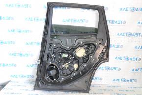 Door assembly rear right Jeep Cherokee KL 14-23 black PXR, small bumps