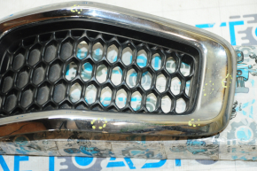 Chrome insert in the radiator grille Jeep Cherokee KL 14-18 prerest, 1A pokes