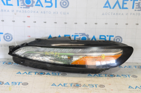 Left DRL turn signal Jeep Cherokee KL 14-18 with block, broken fastener, cracked housing