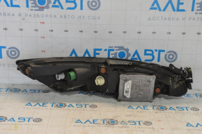 Left DRL turn signal Jeep Cherokee KL 14-18 with block, broken fastener, cracked housing