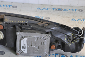 Left DRL turn signal Jeep Cherokee KL 14-18 with block, broken fastener, cracked housing