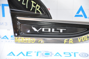 Molding emblem wing right Chevrolet Volt 11-15 poke on chrome