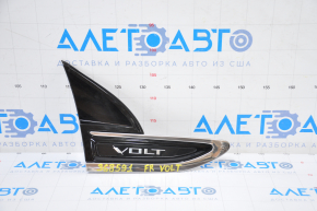 Right wing emblem molding Chevrolet Volt 11-15 broken guide