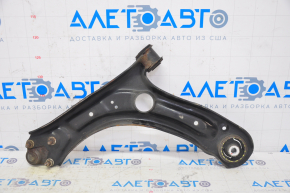 Lower front right control arm VW Jetta 11-18 USA with ball joint, silent block torn, ball joint stud bent