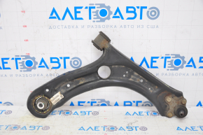 Lower front right control arm VW Jetta 11-18 USA with ball joint, silent block torn, ball joint stud bent