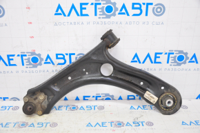 Lower front left arm VW Jetta 11-18 USA with ball joint, silent block is torn, ball joint studs are bent