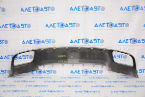 Lincoln MKX 16-18 rear bumper lip trim is worn